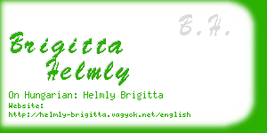 brigitta helmly business card